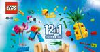 Lego system 40411 12 in 1 Rebuild into NIEUW, Ophalen, Nieuw, Complete set, Lego
