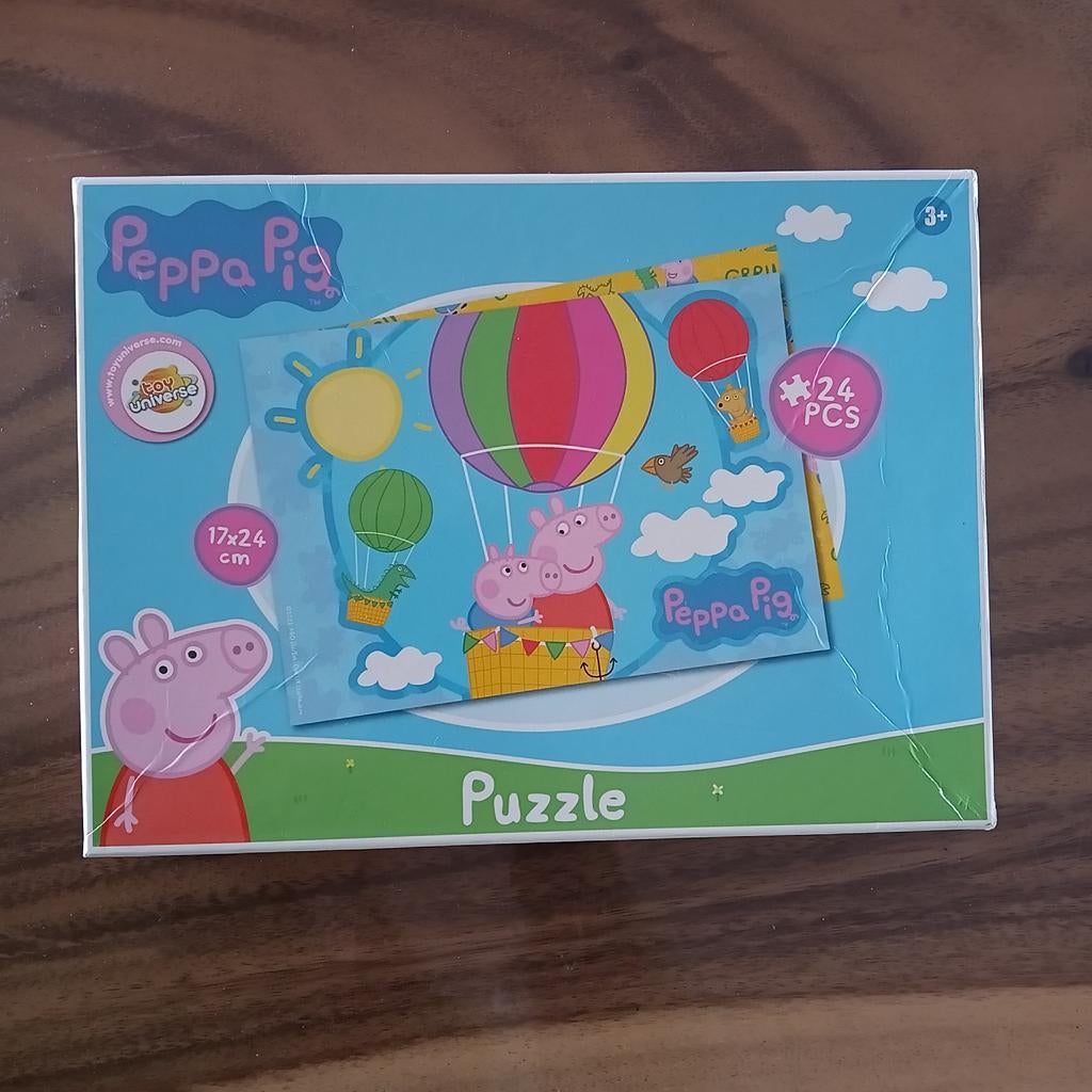 Peppa Pig Puzzel Luchtballon 24 pcs 17x24 cm, Kinderen en Baby's, Speelgoed | Kinderpuzzels, Ophalen of Verzenden, 10 tot 50 stukjes
