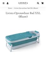 Livista Opvouwbaar Bad XXL - Blauw, Ophalen, Overige typen, 50 tot 100 cm, Zo goed als nieuw