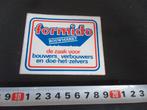 sticker Bouwmarkt FORMIDO, Ophalen, Zo goed als nieuw, Sticker