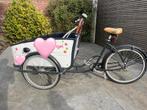 Johnny loco bakfiets, Fietsen en Brommers, Fietsen | Bakfietsen, Ophalen, Gebruikt, Huif, 2 kinderen