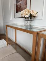 Wandtafel sidetable consoletable NIEUW, Ophalen, 100 tot 150 cm, Nieuw, Glas