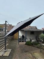 Zweefparasol 2,85m x 2,85m incl. voet en tegels, Tuin en Terras, Parasols, Ophalen, Verstelbaar, Gebruikt, 2 tot 3 meter