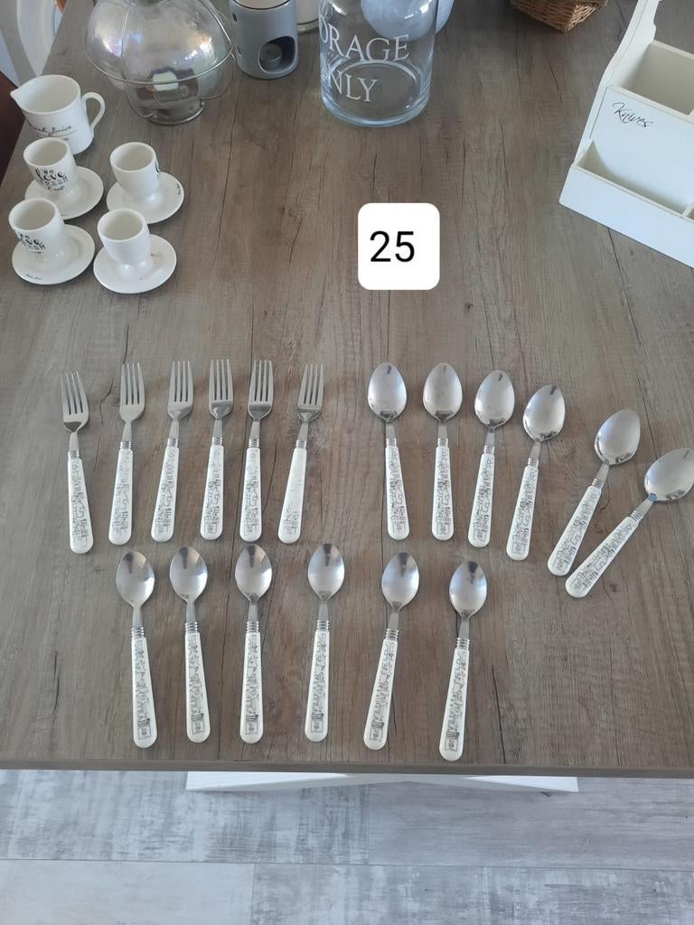 Riviera maison bestek, Ophalen of Verzenden, Zo goed als nieuw, Rvs of Chroom