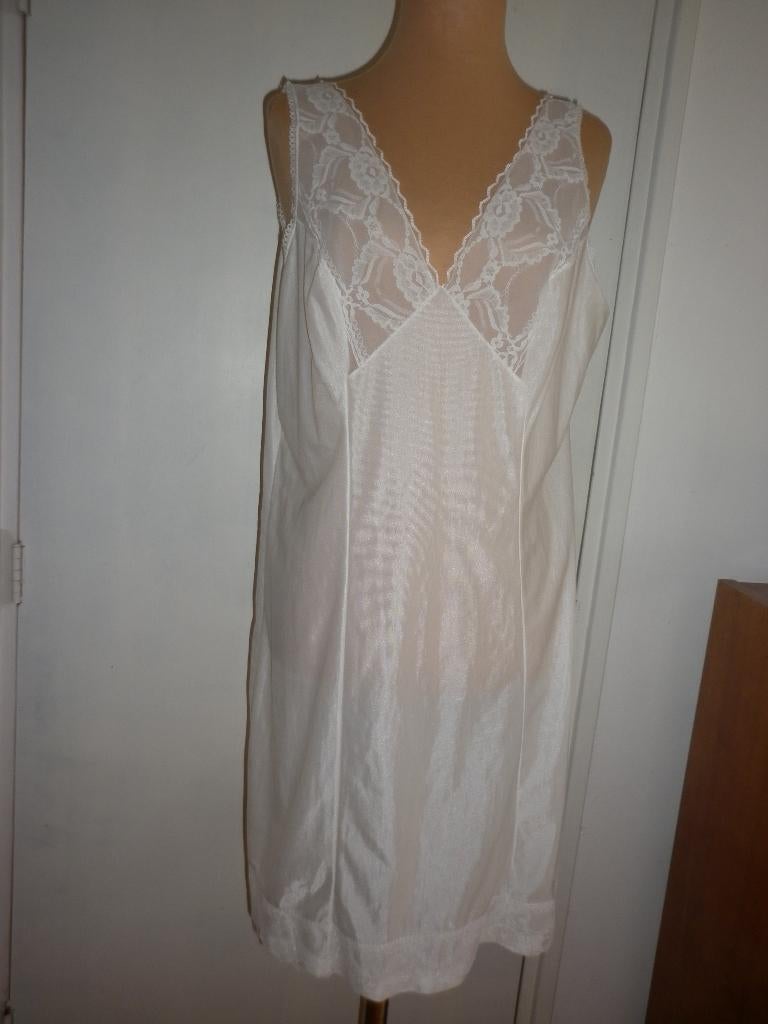 onderjurk maat 42, Verzenden, Wit, Overige typen