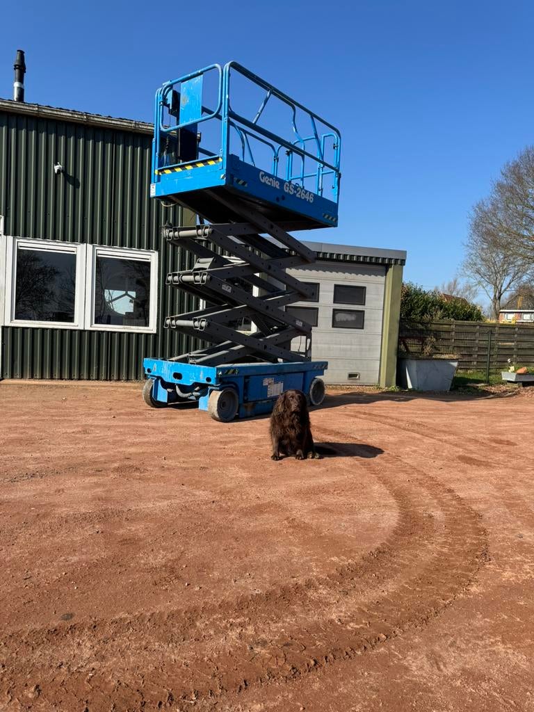 Genie hoogwerker schaar hoogwerker, Zakelijke goederen, Machines en Bouw | Liften, Steigers en Ladders, Ophalen of Verzenden