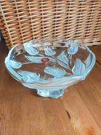 Te koop: Glazen schaal - merk Walther, Schaal, Rond, Ophalen of Verzenden, Glas