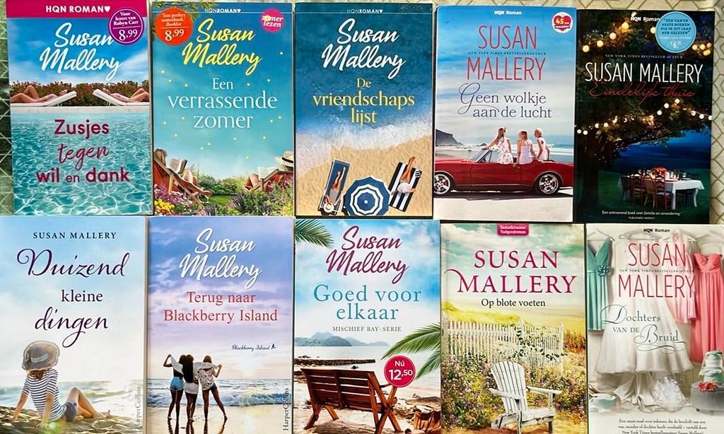 10 Susan Mallery ,oa goed voor elkaar, de vriendschapslijst, Boeken, Ophalen of Verzenden, Zo goed als nieuw, Nederland