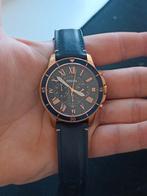 Fossil Grant FS5268 Chronograaf Horloge (glow in the dark), Overige merken, Overige materialen, Leer, Polshorloge