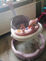 Roze babywalker met speelblad, Ophalen