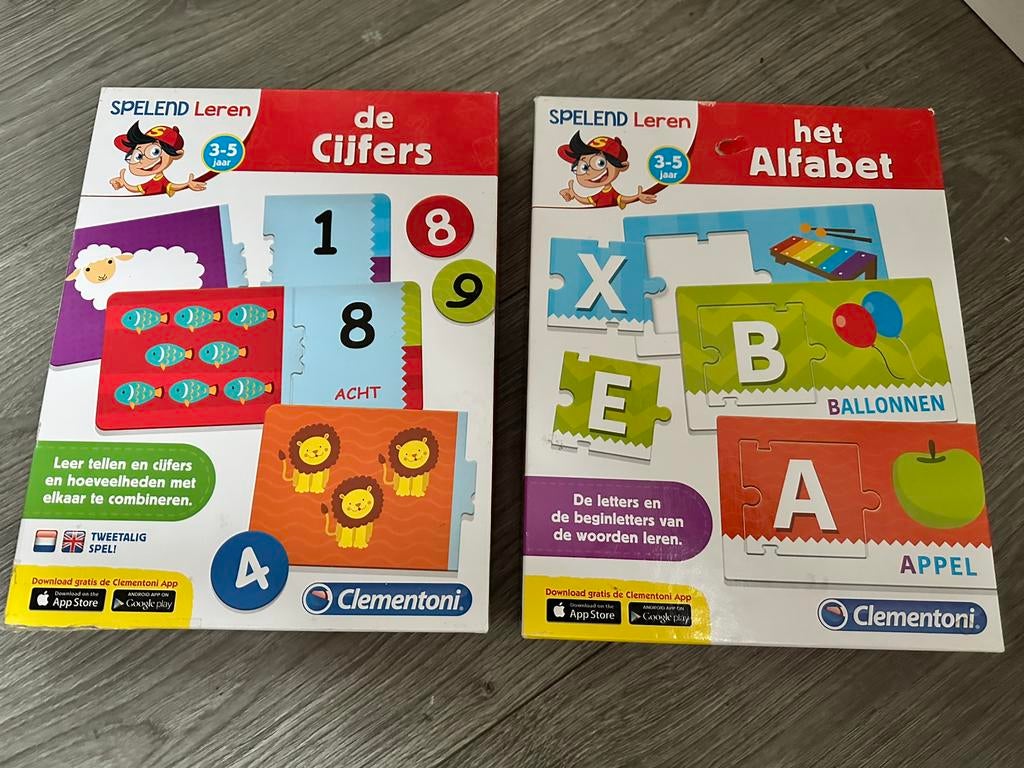 Clementoni spelend leren alfabet en cijfers, Ophalen of Verzenden, Zo goed als nieuw