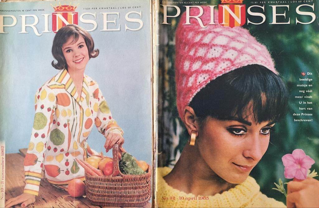 Prinses tijdschriften uit 1962 en 1965, Ophalen of Verzenden, Gelezen