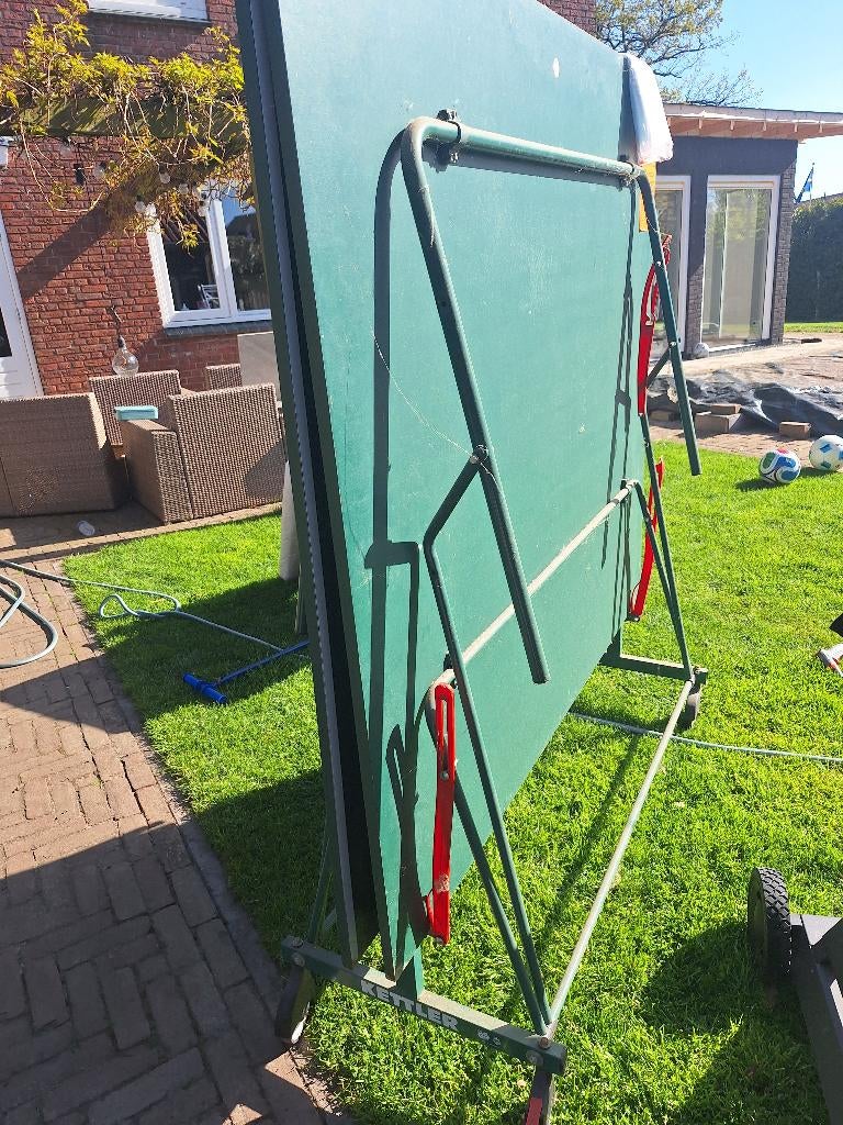 Tafeltennistafel, Sport en Fitness, Tafeltennis, Ophalen, Gebruikt, Tafel Indoor, Verrijdbaar