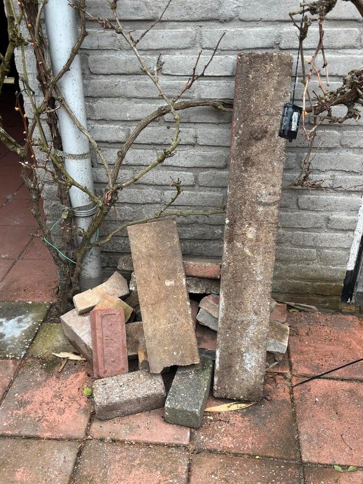 Oude tegels, Doe-het-zelf en Verbouw, Tegels, Gebruikt, Overige typen, Overige materialen, Minder dan 20 cm, Minder dan 5 m², Ophalen