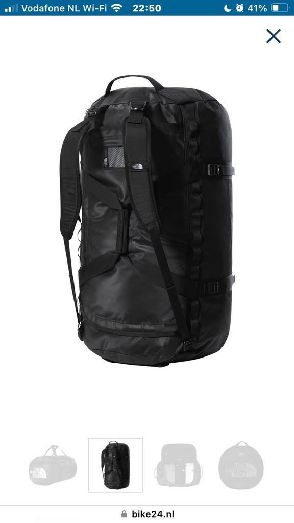 North Face Duffel XL (2 stuks beschikbaar!), Overige merken, 40 cm of meer, Ophalen of Verzenden, Zo goed als nieuw