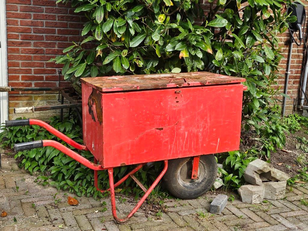 Gereedschaps kar afsluitbare kruiwagen, Ophalen, Gebruikt