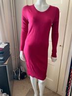 Marella prachtige diep roze jurk , 85% zijde, 15 % kasjmier, Verzenden, Maat 42/44 (L), Nieuw, Knielengte