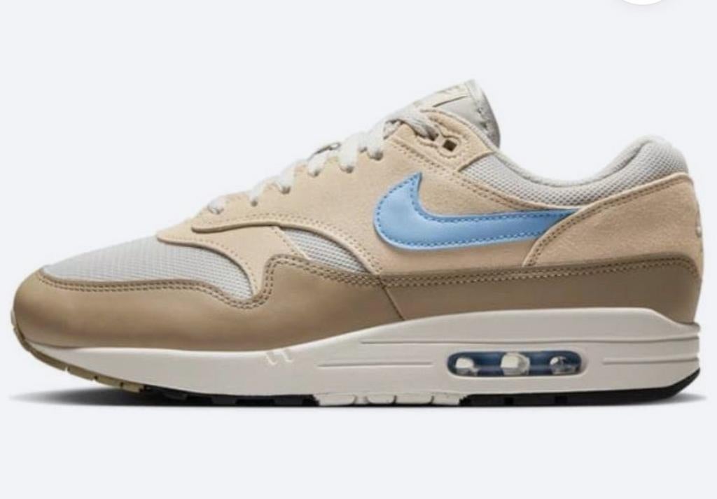 Nike Air Max 1 Essential Light Bone Psychic Blue, Kleding | Heren, Schoenen, Nike, Ophalen of Verzenden, Sneakers of Gympen, Zo goed als nieuw