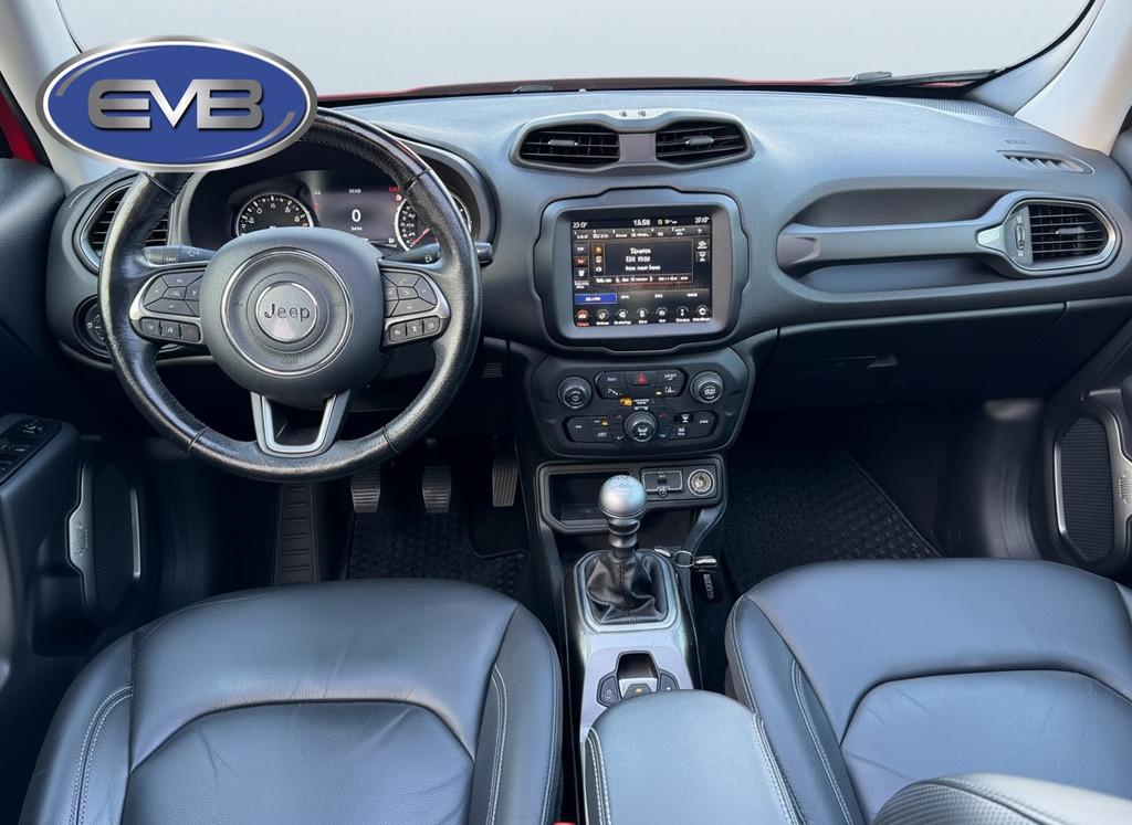 Jeep Renegade 1.0T Limited, panoramadak,lederen interieur,pa, Auto's, Voorwielaandrijving, Origineel Nederlands, Bedrijf, Handgeschakeld