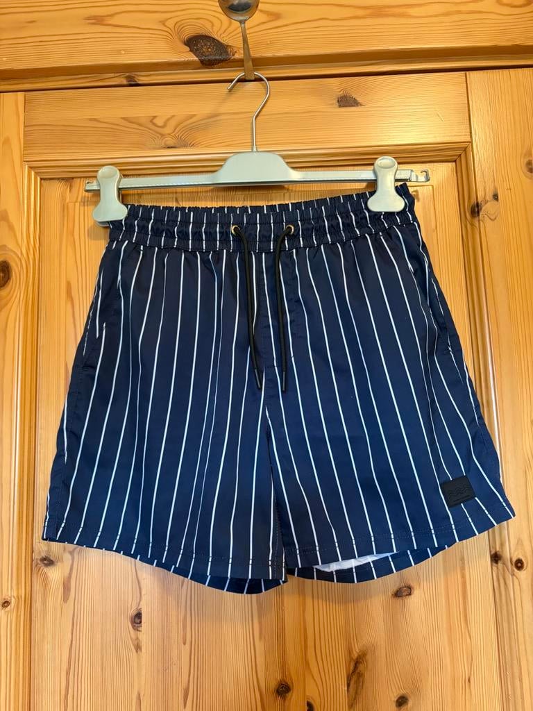 Zwembroek Distrikt Norrebro ES blauw gestreept met binnenbro, Ophalen of Verzenden, Maat 46 (S) of kleiner, Blauw, Zwemshort