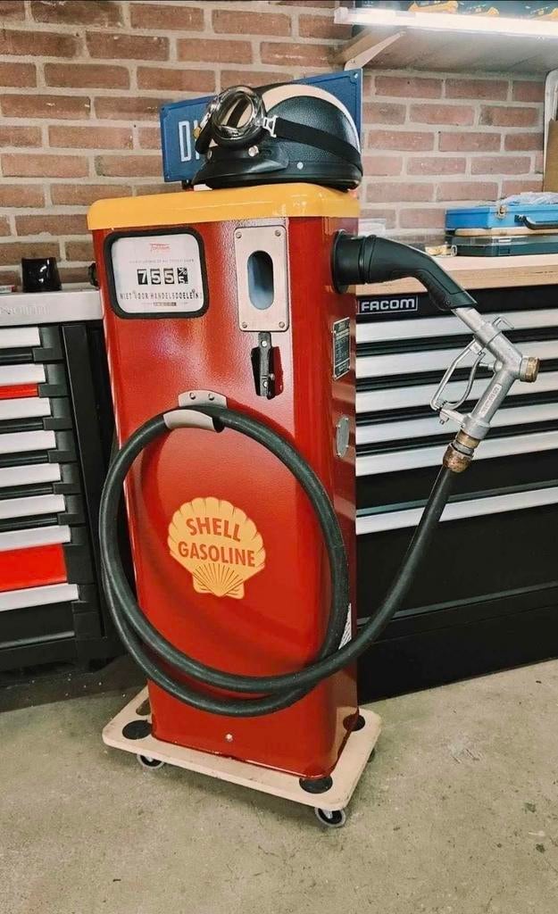 Gave retro-style laadpaal 11kW, Tokheim tankstation, Ophalen, Gebruikt, Laadpaal