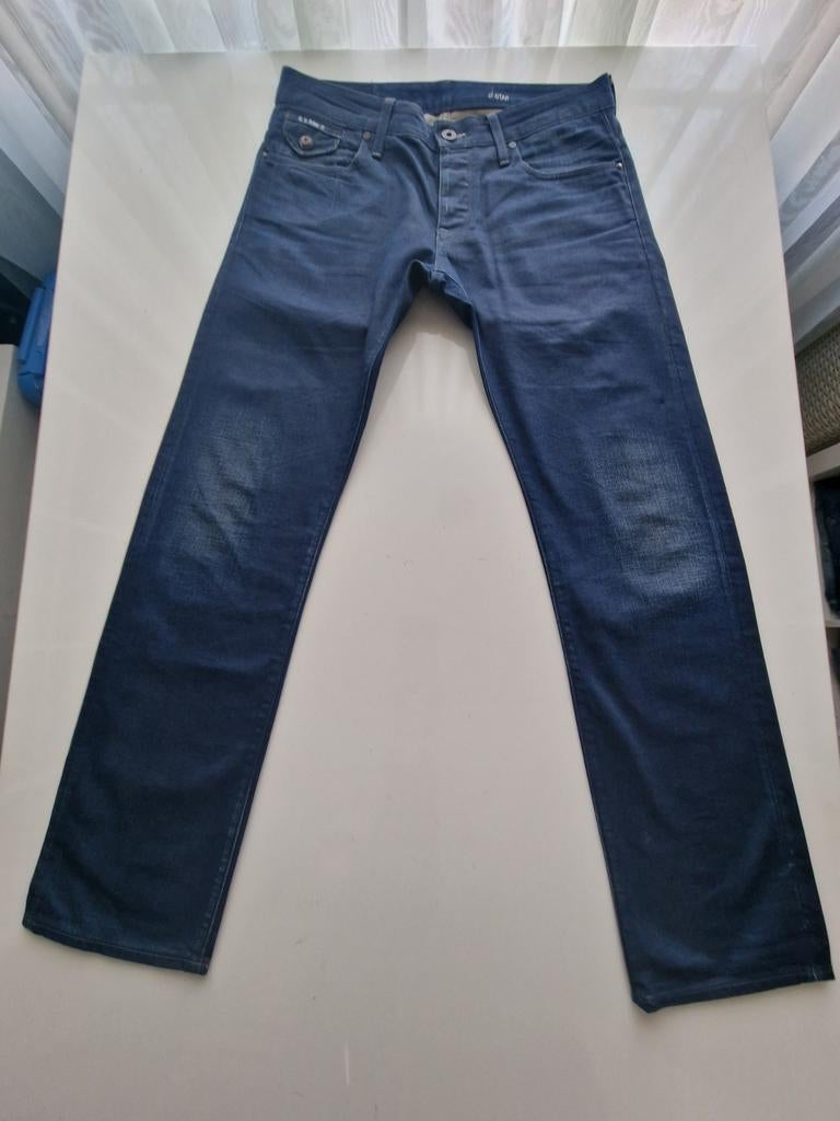 ZGAN G STAR RAW MORRIS LOW STRAIGHT JEANS 31/32, G-Star Raw, Blauw, W32 (confectie 46) of kleiner, Ophalen of Verzenden