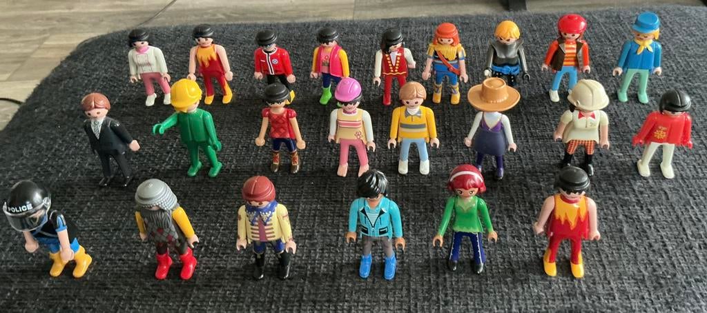 Playmobilpopjes 23 stuks, Ophalen, Gebruikt