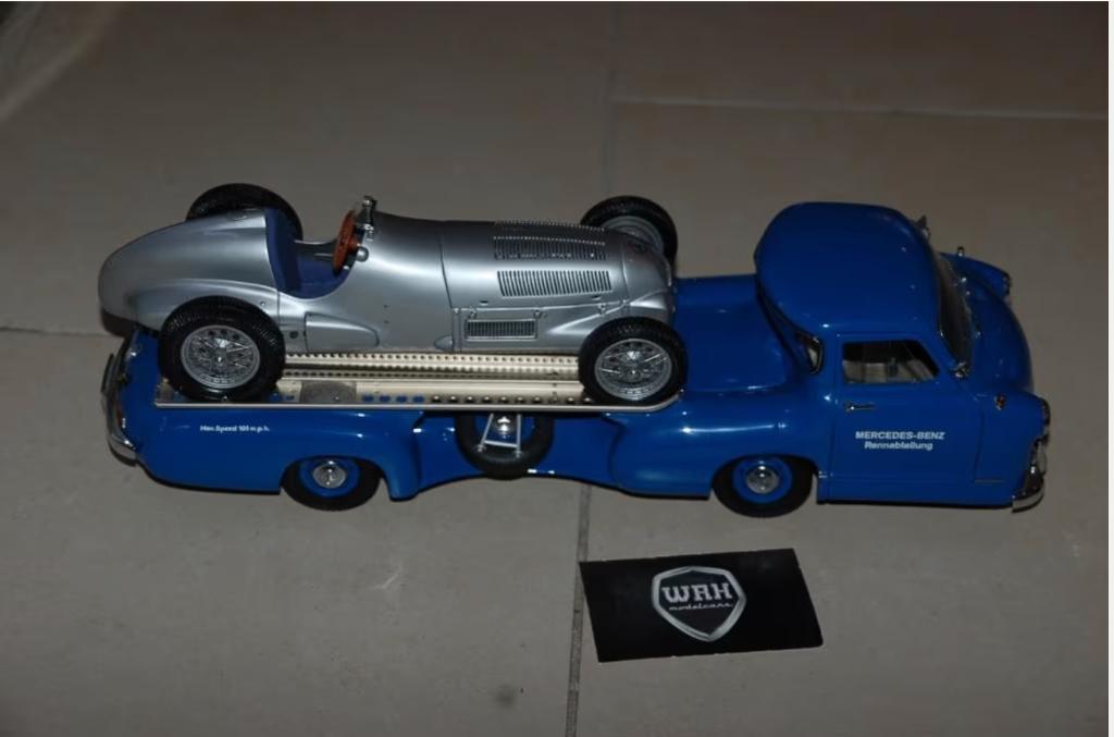 1:18 MERCEDES RENNTRANSPORTER / W25 CMC no box WRH, Hobby en Vrije tijd, Modelauto's | 1:18, Verzenden, Zo goed als nieuw, Auto