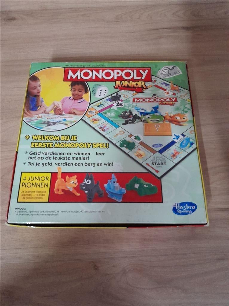 monopoly junior hondje katje - s3299, Hobby en Vrije tijd, Gezelschapsspellen | Bordspellen, Verzenden, Zo goed als nieuw