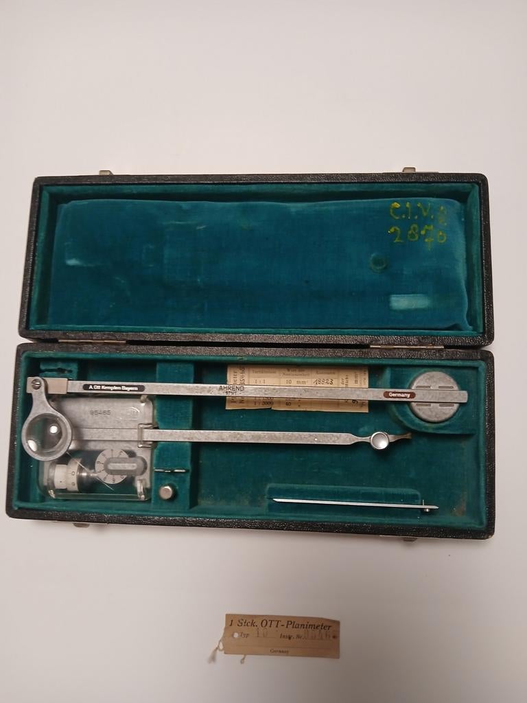 Vintage planimeter., Ophalen of Verzenden