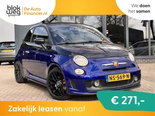 Fiat 500 1.4 T-Jet Abarth Elaborabile/ cabrio / € 15.950,0, Auto's, Fiat, Parkeersensor, 4 cilinders, Cabriolet, Leder