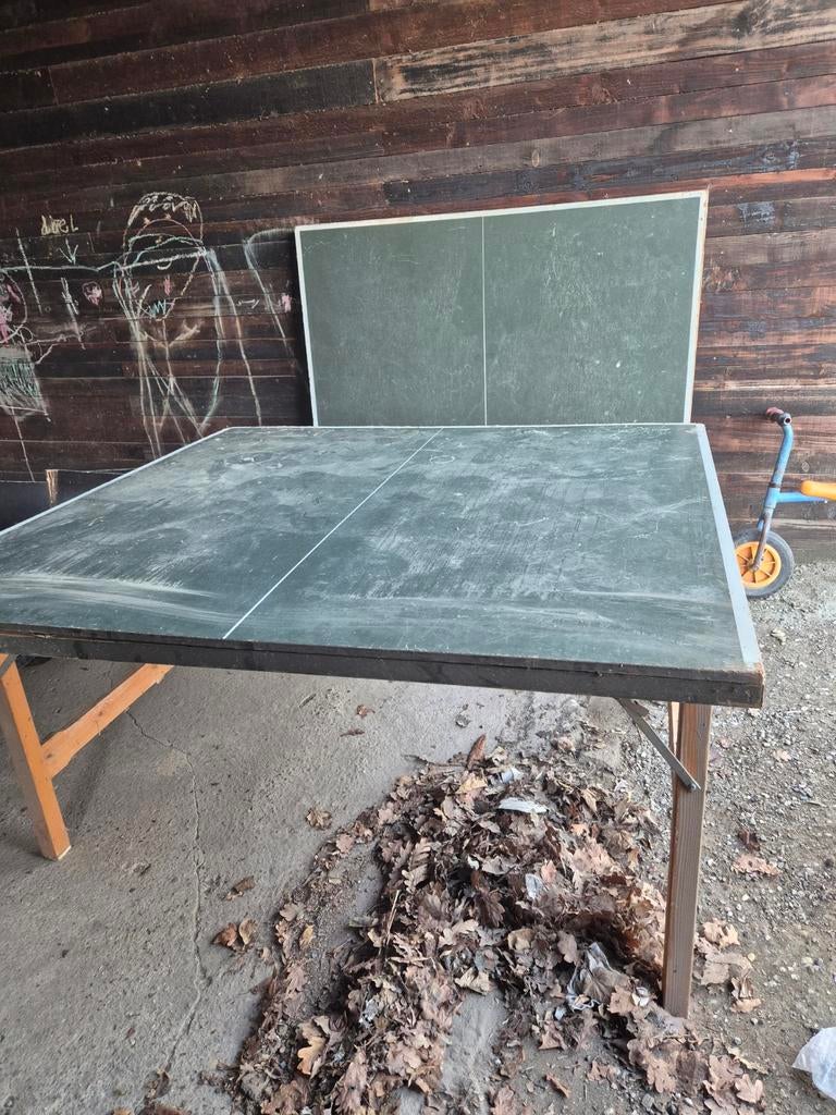 Tafeltennistafel gebruikt, Sport en Fitness, Tafeltennis, Ophalen, Gebruikt, Tafel Indoor