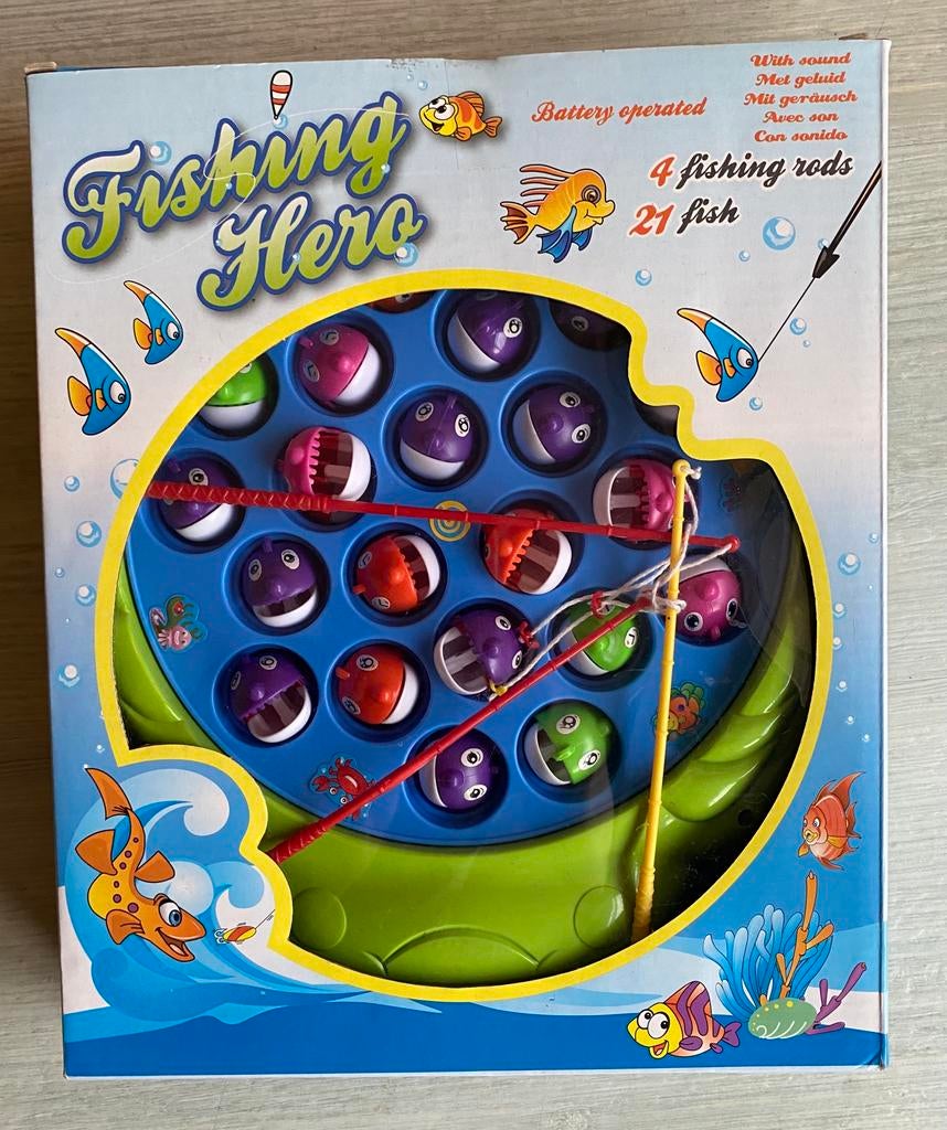 Fishing Hero hengelspel Visjes vangen, Een of twee spelers, Ophalen of Verzenden, Zo goed als nieuw