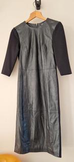 Ibana leren jurkje, Zwart, Ophalen of Verzenden, Zo goed als nieuw, Maat 34 (XS) of kleiner