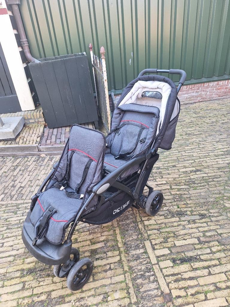 Tweeling Buggy, Kinderen en Baby's, Buggy's, Ophalen, Gebruikt, Overige merken, Duomodel