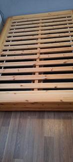 Prima latte bodem bed met 4 laden, Huis en Inrichting, Slaapkamer | Bedden, Ophalen, Bruin, Tweepersoons, 140 cm