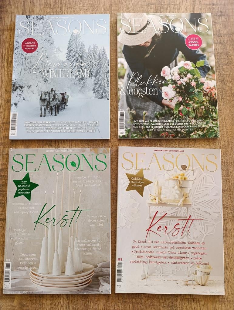 4x Seasons Tijdschrift - Diverse Nummers, Ophalen of Verzenden, Gelezen, Damesbladen