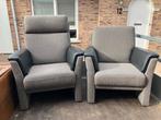 Mooie stoffen fauteuils - Dame & Heren model, Huis en Inrichting, Fauteuils, Ophalen of Verzenden, Gebruikt, Stof, 75 tot 100 cm