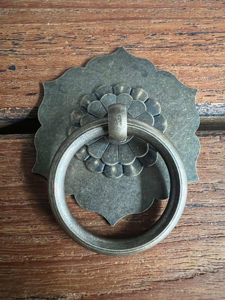 Chinees beslag deurknop bloem chinese groot model handvat, Verburgt Vintage, Meerkleurig, Boho, Nieuw