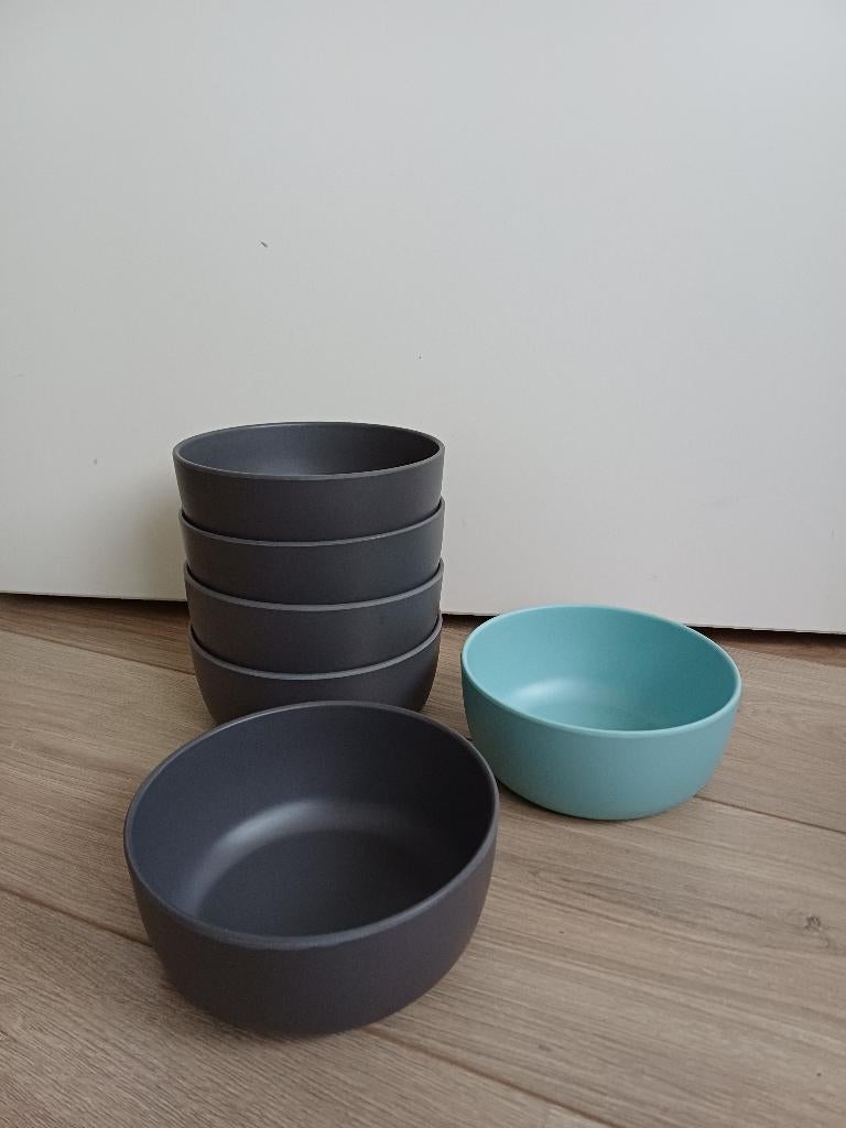 Royal VKB schaaltjes, diameter 25cm, 6x, Huis en Inrichting, Keuken | Servies, Overige materialen, Ophalen of Verzenden, Effen