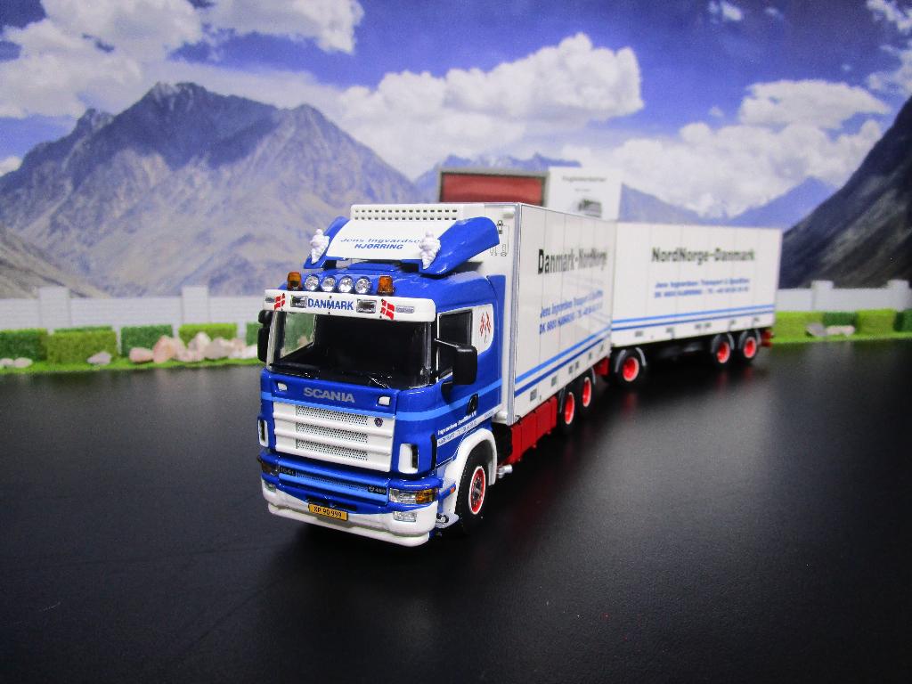 Wsi 01-4656 Scania R4 Flatroof , Jens Ingvardsen, Ophalen, Nieuw, Bus of Vrachtwagen, Wsi