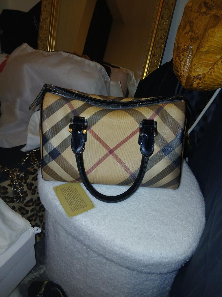Burberry tas, Ophalen of Verzenden, Gebruikt, Handtas