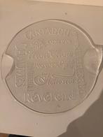 Schaal voor gebak of hapjes, Ophalen of Verzenden, Glas, Overige stijlen, Schaal of Schalen