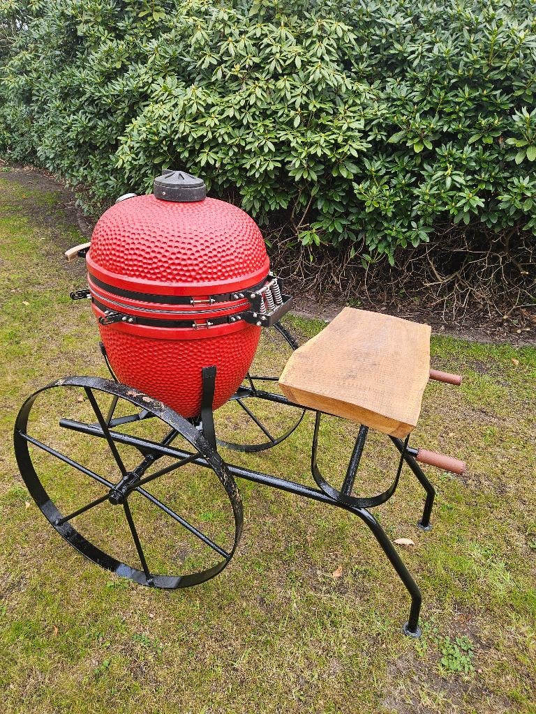 Unieke, Vintage Kamado Kruiwagen – Handgemaakt & Exclusief, Info@hofstede-buitenbeleving.nl, Hofstede, Met accessoires, Wethouder Hulsstraat 1-15 te Staphorst