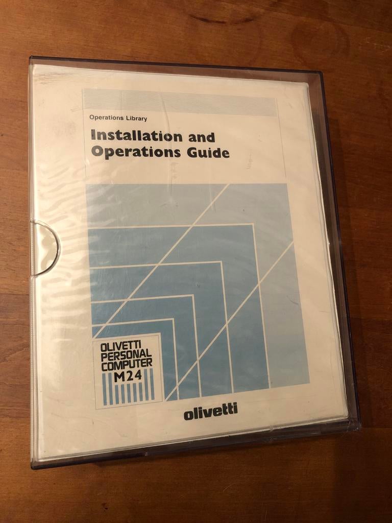 Olivetti Personal Computer M24 Installatie & Handleiding, Boeken, Informatica en Computer, Gelezen, Software, Ophalen of Verzenden