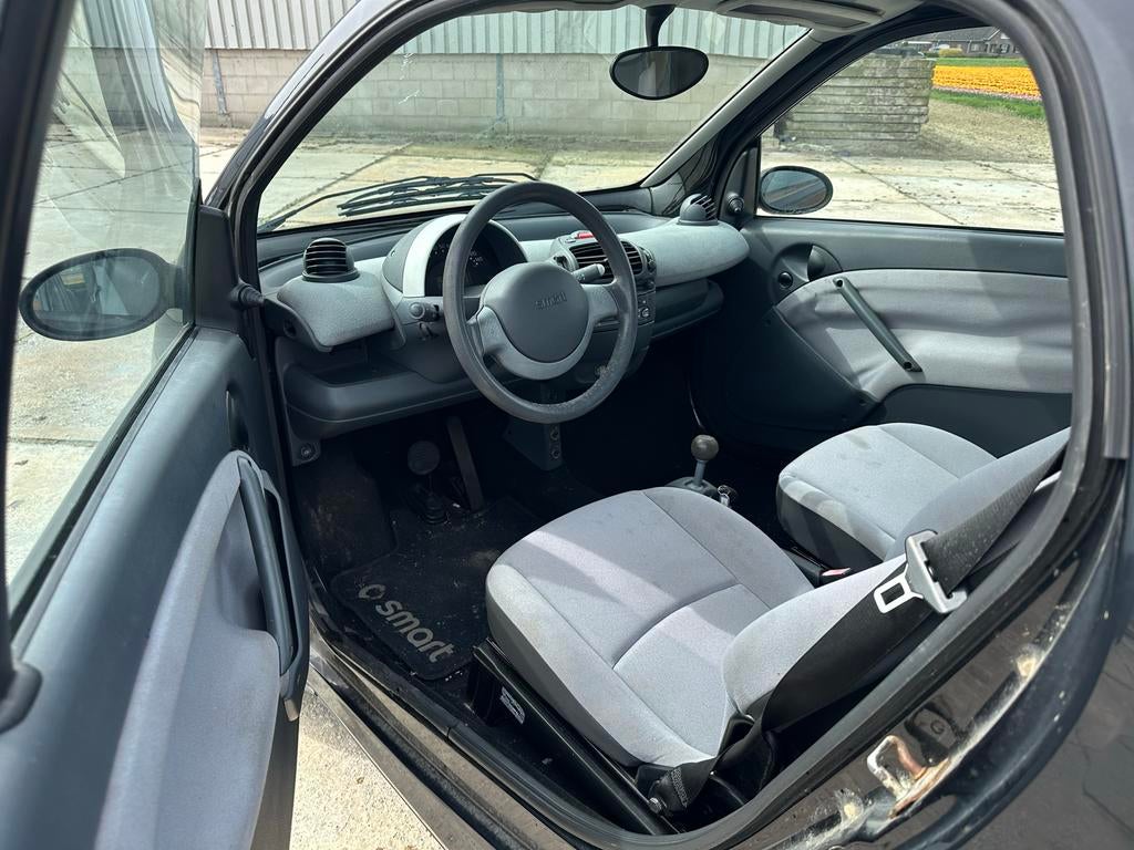 Smart 0.7 City Coupe 45KW 2003 Zwart, Ophalen, Gebruikt, Voor, Motorkap