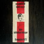 Zeldzaam: vaantje afscheidswedstrijd Sjaak Swart 08-08-1973, Verzamelen, Ophalen of Verzenden, Zo goed als nieuw, Ajax, Vaantje of Sjaal