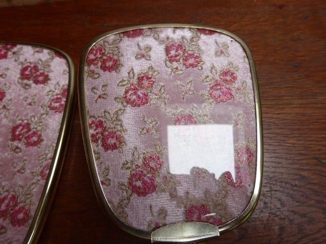 Vintage haarborstel en spiegel, Ophalen of Verzenden