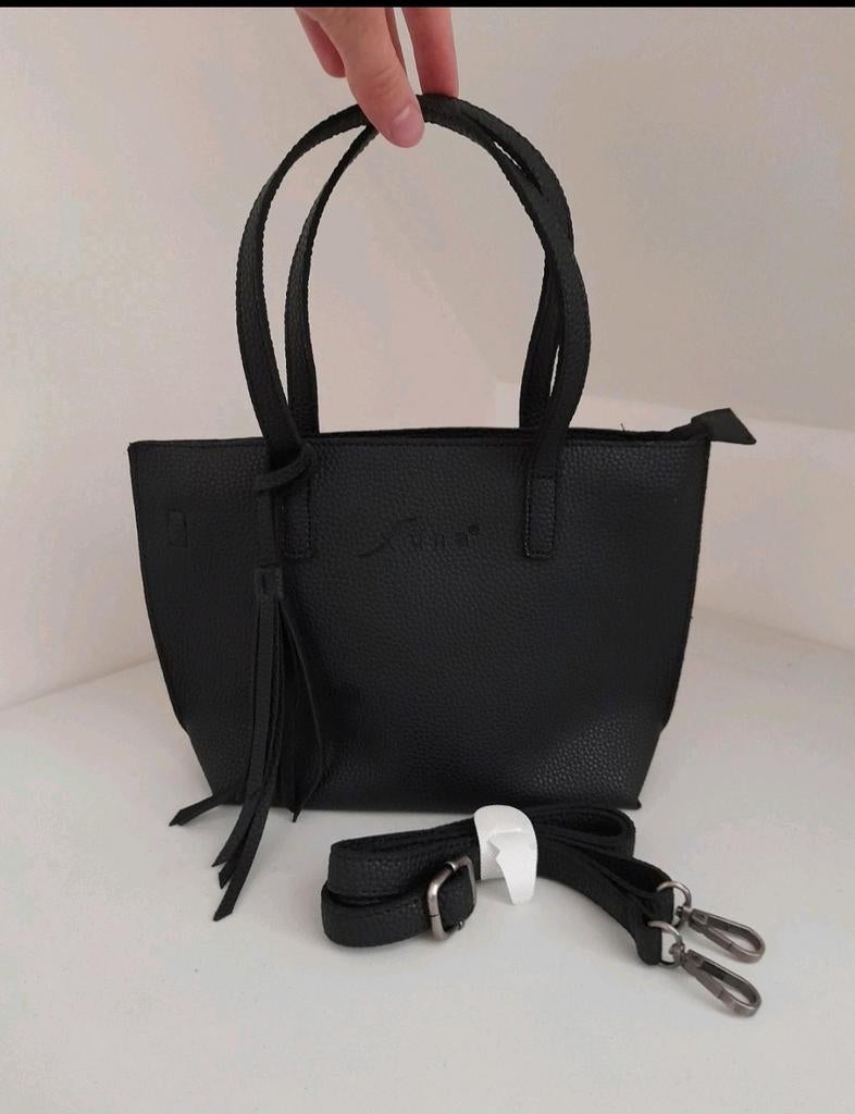Zo goed als nieuw Handtasje Xuna, Ophalen of Verzenden, Zo goed als nieuw, Zwart, Handtas