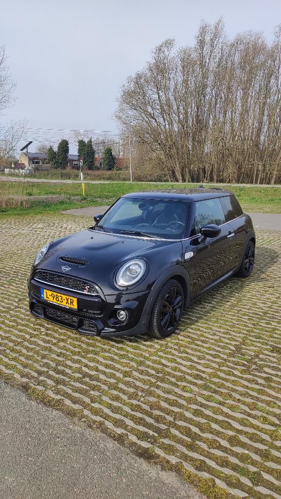 Mini 3-deurs (f56) 2.0 192pk Aut 2019 Zwart, Auto's, Mini, 1998 cc, 15 km/l, Zwart, Leder